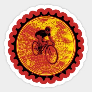 International Cyclist Sticker